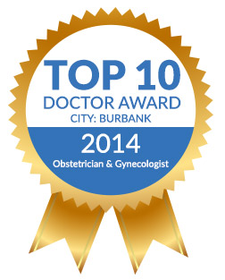 top 10 doctor award Doctor David Ahdoot MD Burbank Palmdale California gyn gynecology robotic hysterectomy